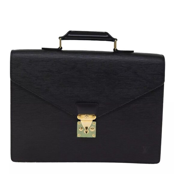 LOUIS VUITTON Epi Serviette Conseiller Briefcase Black - Picture 9 of 16